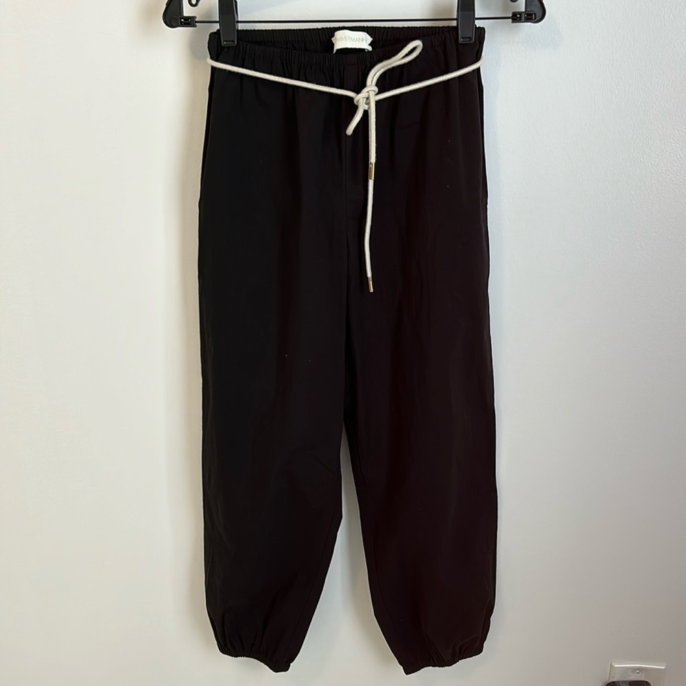 Zimmerman Black Belted Joggers